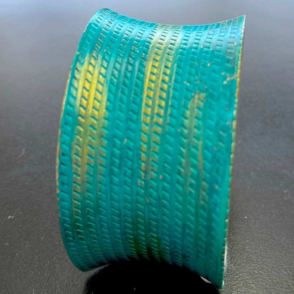 Blue and Gold Cuff